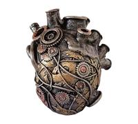 Dubbulon Heart Vases for Flowers | Unique Vases for Flowers - Resin Plants Pot with Multiple Holes Modern Anatomical Heart Design Craft Weird for Bathroom Halloween Mothers Day Living Room Plant