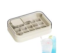 Dubbulon Ice Ball Maker,Easy Release Silicone Mold - Sealed Ice Bin,for Whiskey Water Coffee Cocktail Food Drinks Home Fridge