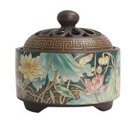 Dubbulon Incense Burners | Compact Incense Holder Outdoor - Aesthetic Stand Tray with Intricate Pattern for Windowsill Outdoor Church Tea Table House Meditation Room Yoga