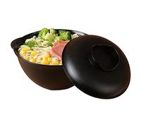 Dubbulon Microwave Noodle Bowl - Soup Bowl Ramen Cooker with Lid - Heat Resistant, Large Capacity, Noodle Bowl Instant Cooking for College Dorm Room, Apartment