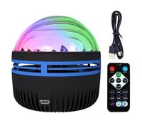 Dubbulon Northern Lights/Projector for Bedroom - RGB Dimmable LED Projection Lamp | Night Light Projector with Remote | Rechargeable LED Atmosphere Light with 14 Light Effects for Bedroom, Game Rooms
