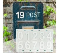 Dubbulon Number Stickers for Mailbox,Waterproof Reflective Address Number Stickers - Address Sign Decals for Homeowners Apartment Landlords Residential Commercial Buildings Property Managers Business