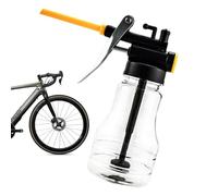 Dubbulon Oil Can Pump Oiler, Transparent Pump Oiler Ca Engine Oil Dispenser, Oil-Feeding Cans Practical High Pressure Bottle for Bicycles Machinery Home Appliance