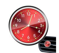 Dubbulon Quartz Clock For Car - Stick Clock For Car Dashboard | Tiny Small Car Vent Clocks | Waterproof Car Air Vent Clip Clock | For Officess Workbench Locker, Car Decoration