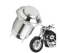 Dubbulon Small Push Button,12mm Multifunctional Self-Resetting Round,Metal Electronic Industrial Button | for Equipment Machine Workshop Outdoor Home Electronics Automotive Factory