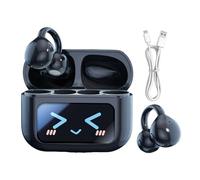 Dubbulon Touchscreen Earbuds | Headphones with Screen Waterproof | Noise-Cancelling Audio Audio Earphones Ai Translation Sports Clip Earplugs for Gym Home Travel Exercise Work Adventures Commute Daily