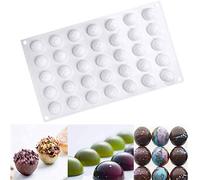 Dubens 35 Holes Ball Truffle Moule Silicone Moulds for Baking Baking Baking Moulds Cake Chocolate Mould Sinking Mould Pastry Tools
