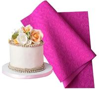 DUBENS Fondant Mould Spiral Pattern Lace Mat Impression Mats Silicone Lace Mat Cake Lace Mould Silicone Sugar Mat Decorative