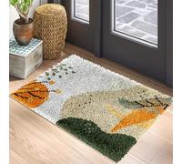 DUBENS Home Art Series Latch Hook Rug, DIY Rug Kit, Area Rug, Contemporary Style, Line, 75 cm x 55 cm