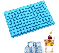 Dubens Mini Candy Silicone Mould, Ice Cube Trays, 126 Cavity Squares, Small, Smooth, Non-Stick, BPA Free; for Iced Whisky, Chocolate Truffle, Caramel Sweets, Jelly, Praline, Gummies