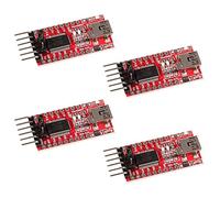 DUBEUYEW 3.3V 5V FT232RL FTDI Mini USB to TTL Serial Converter Adapter Module for Arduino Mini Port(4pcs)