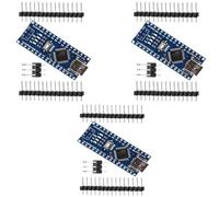 DUBEUYEW 3Pcs Nano Module CH340 5V 16MHz Nano Chip Board for Arduino