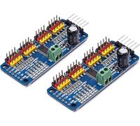 DUBEUYEW PCA9685 16 Channel 12 bit PWM Servo Motor Driver IIC Module, Compatible with Arduino Raspberry Pi, 2pack