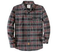 Dubinik® 6 oz Flannel Shirt for Men Long Sleeve Button Down Cotton Plaid