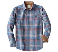 Dubinik® 6 oz Flannel Shirt for Men Long Sleeve Casual Brushed Cotton | Cotton, Pocket, Flannel, Corduroy Lining, Vintage, Work, Travel, Soft, Lightweight, Warm, Regular Fit, Button Down, Plaid