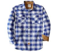 Dubinik® 6 oz Flannel Shirt For Men Plaid Cotton Brushed Utilit Casual