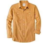 Dubinik® Chambray Shirt Men Cotton Mens Button Up Shirts Long Sleeve Casual Work with 2 Pockets Regular Fit