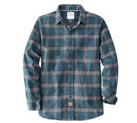 Dubinik® Flannel Shirt for Men Plaid Mens Button Down Long Sleeve Shirts Soft Pure Cotton Casual Shirts Regular Fit