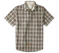 Dubinik® Mens Short Sleeve Button Down Shirts 100% Cotton Plaid Men's Casual Button-Down Shirts with Pocket