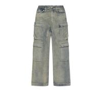 Duble Cargo jeans, male, Rick Owens, Wide Jeans, Blue, W33, Jeans W33
