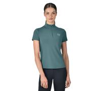 Dublin 1/4 Zip Breathable Short Sleeve Top - Ladies Large/14 · Navy