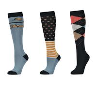 Dublin 3 Pack Socks - Light Green - Size: One Size