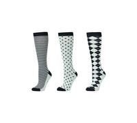 Dublin 3 Pack Socks Navy Surf Spray Adults - One Size