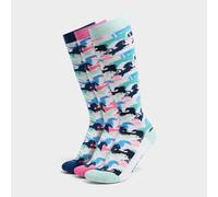 Dublin Adults 3 Pack Socks - Multicolour Horse, Multicolour Horse