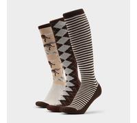 Dublin Adults 3 Pack Socks - Olive Neutrals, Olive Neutrals
