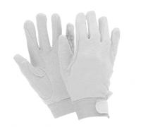 Dublin Track Riding Gloves - Adult - White - Medium