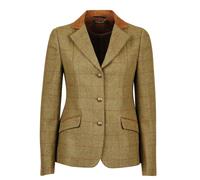 Dublin Clothing Tailored Jacket Albany - Tweed Suede Collar - Brown Ladies 8/32"