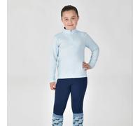 Dublin Breathable Long Sleeve Children's Riding Top - Sky Blue
