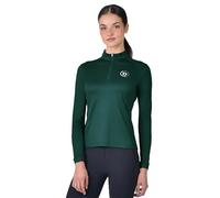 Dublin Breathable Long Sleeve Riding Top, Dark Emerald Green, Ladies Extra Large/16