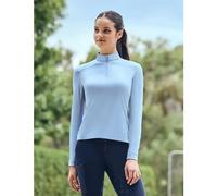 Dublin Breathable Long Sleeve Riding Top - UK 10 · Blue Fog