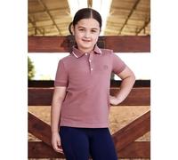 Dublin Children's Cotton Pique Short Sleeve Polo - Age 10 · Dusty Rose