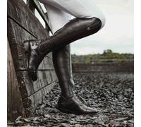 Dublin Childrens/kids Arderin Tall Leather Field Boots Black (1 Uk Regular Regular)