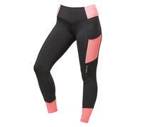 Dublin Children's Power Performance Silicone Full Seat Riding Tights - 14 Years · Black and Coral