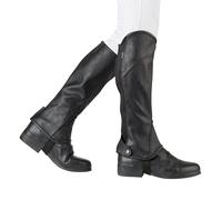 Dublin Children's Stretch Fit Half Chaps - Medium · Black