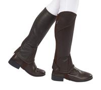 Dublin Children's Stretch Fit Half Chaps - Small · Brown