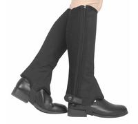 Dublin Childs Easy-Care Half Chaps II - Black - Size: Large