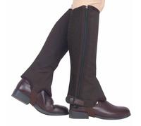Dublin Childs Easy-Care Half Chaps II - Brown - Size: Small