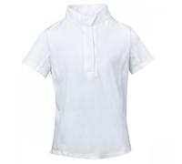 Dublin Childs Ria Short Sleeve Competition Top - White - Size: Age 8