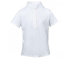 Dublin Childs Ria Short Sleeve Competition Top - White - Size: Age 8