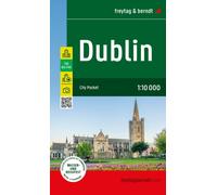 Dublin, City Pocket Map 1:10,000