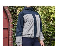 Dublin Crissy Colour Block Waterproof Ladies Jacket Gull/Navy Academy - Small