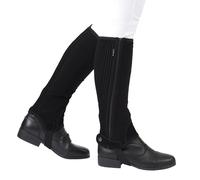 Dublin Easy-Care Half Chaps - Black, Size XS