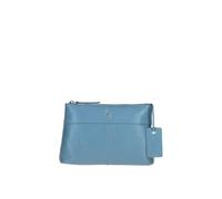 'Dublin' Elegant Real Leather Crossbody Bag Ashwood Leather Blue One Size