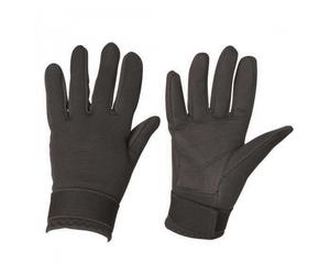 Dublin Everyday Neoprene Riding Gloves - Horse Riding Gloves - Black - Size: Large
