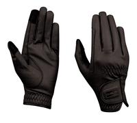 Dublin Everyday Touch Screen Compatible Riding Gloves - Horse Riding Gloves - Black - Size: X Small