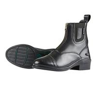 (Black, Adults 8) Dublin Evolution Zip Front Paddock Boots